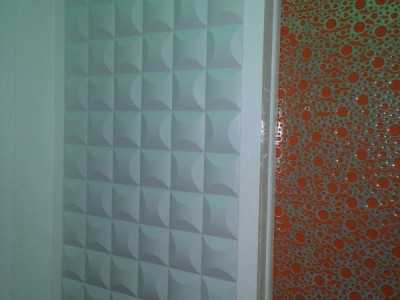 Installation of wavy panel #01086